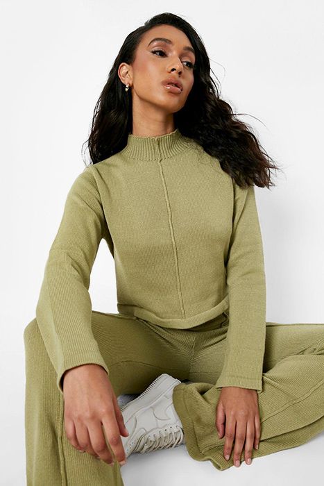 boohoo knitted co ord