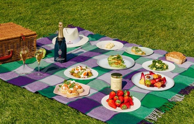champagne lanson wimbledon picnic
