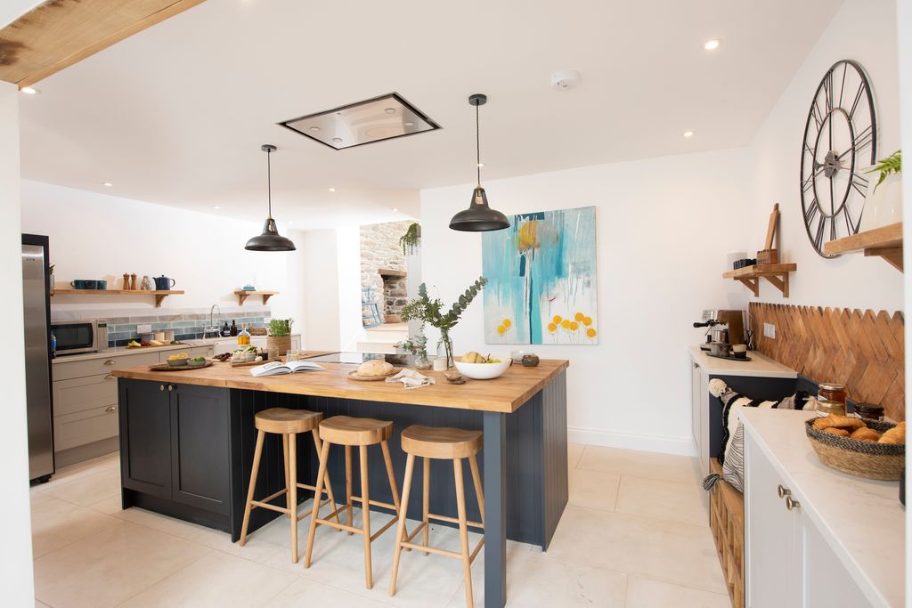 The kitchen at Moss Farmhouse