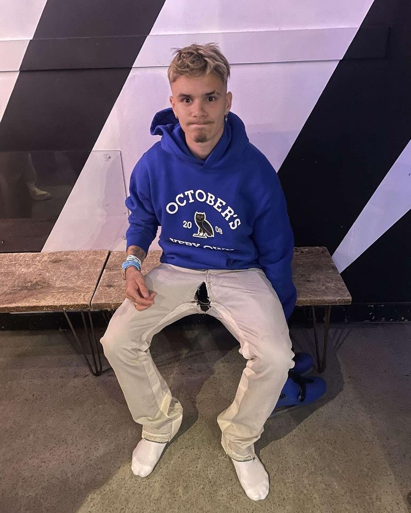 romeo beckham ripped jeans in the crotch area