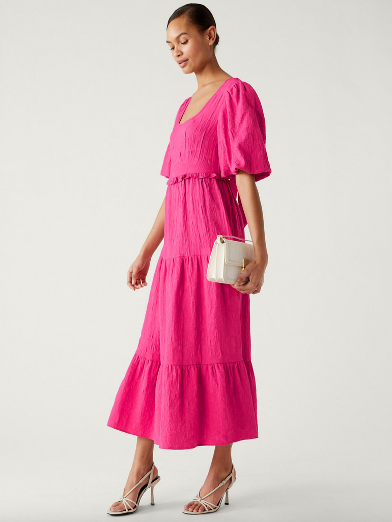 M&S pink dress