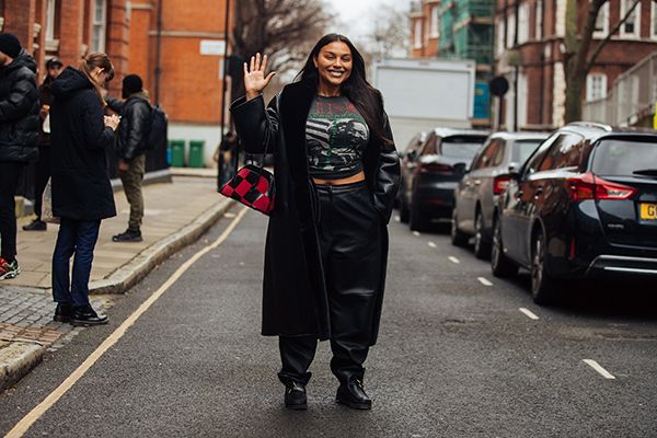 Paloma Elsesser Leather Trousers
