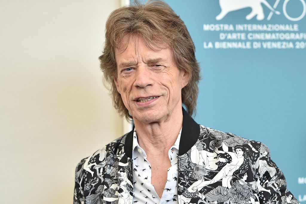 Mick Jagger attends "The Burnt Orange Heresy" photocall during the 76th Venice Film Festival at Sala Grande on September 07, 2019 in Venice, Italy