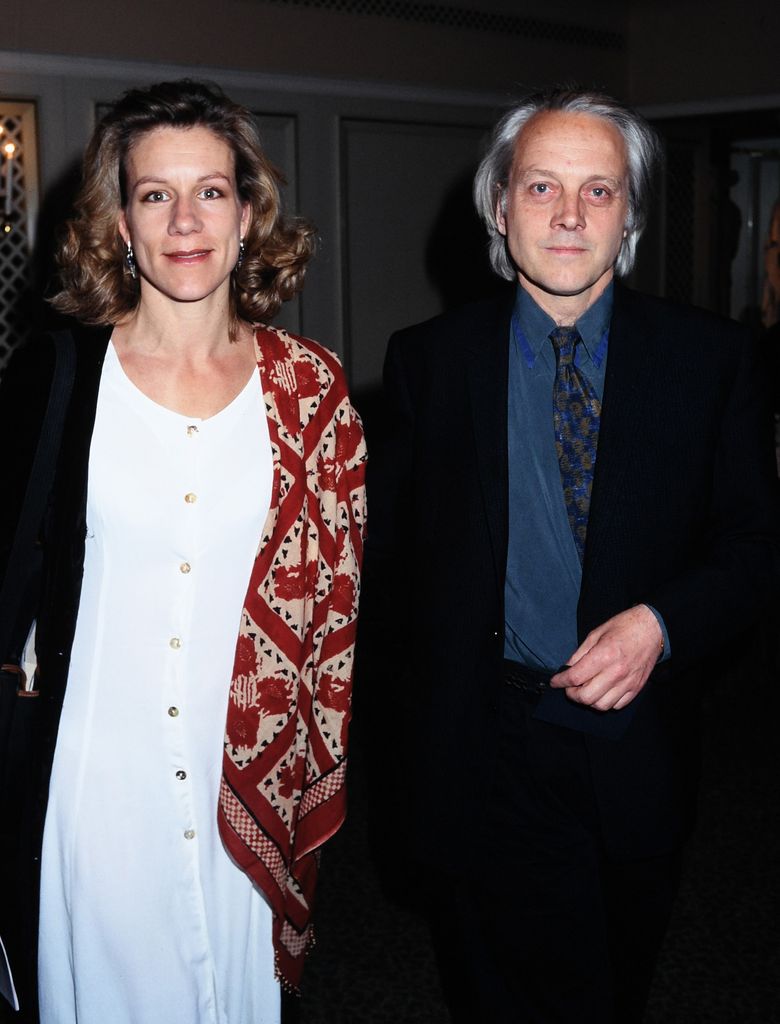 Juliet Stevenson and husband Hugh Brody in 1995