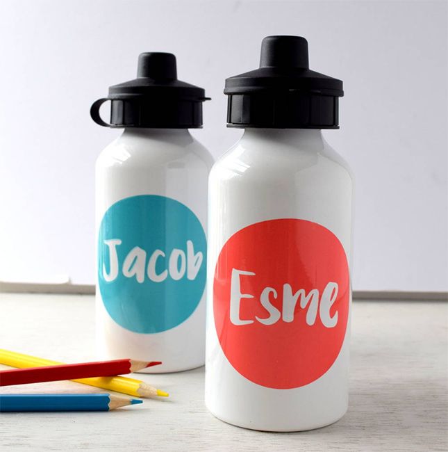 etsy personalised water bottle