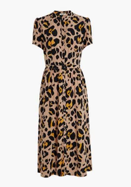 ruth langsford leopard print shirt dress