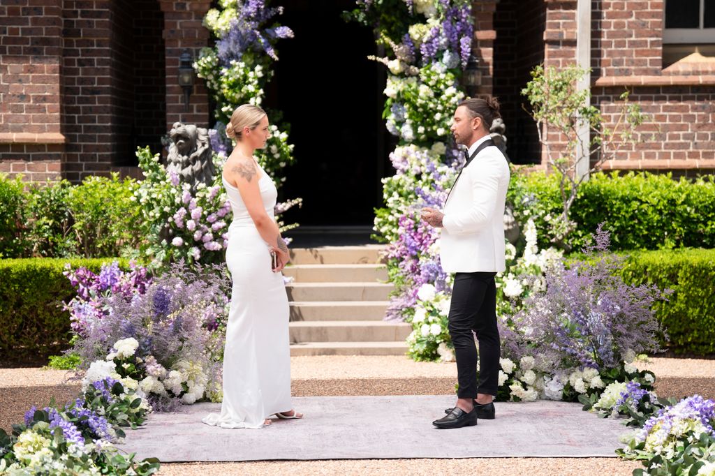 Tori and Jack at final vows on Married at First Sight Australia 