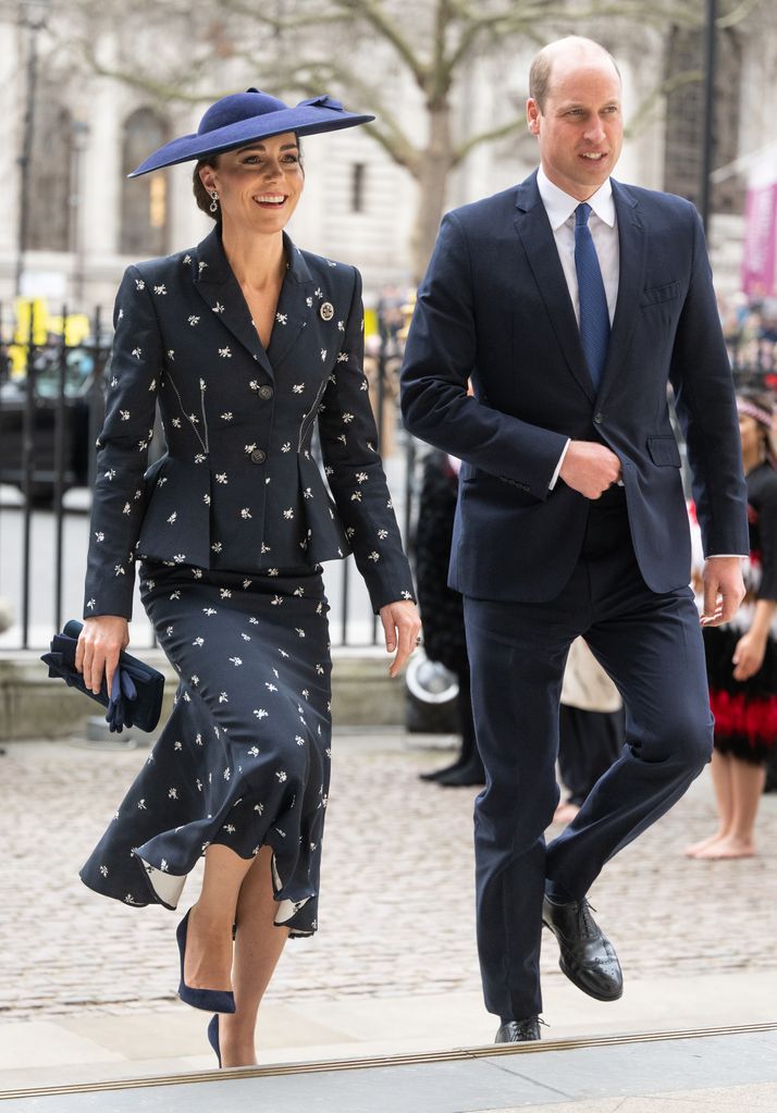   Pangeran dan Putri Wales di Layanan Hari Persemakmuran 2023 di Westminster Abbey