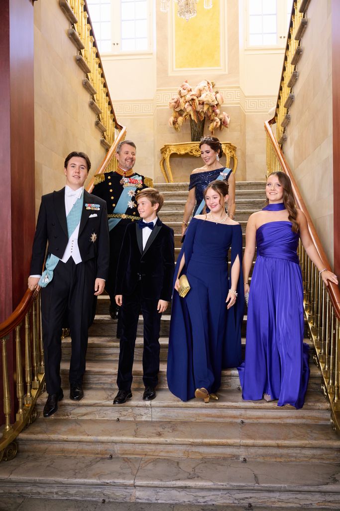 Danish royal family pose for photos at Prince Christian's 18th birthday