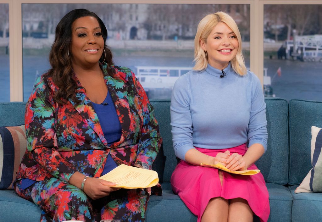Alison Hammond and Holly Willoughby on
'This Morning' 