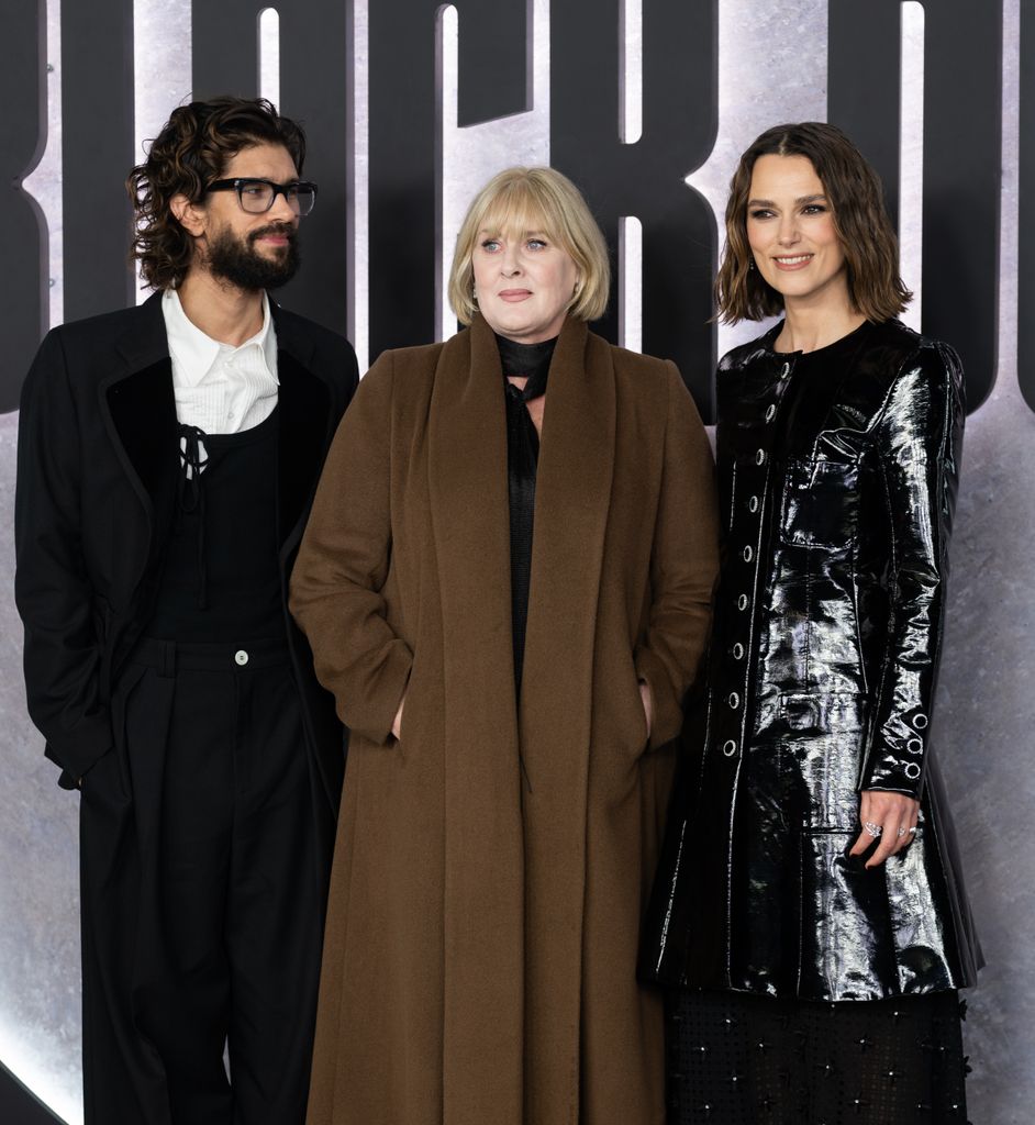 Keira was joined by her co-stars Ben Whishaw and Sarah Lancashire