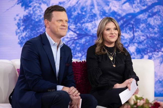 Willie Geist and Jenna Bush Hager on the Today Show