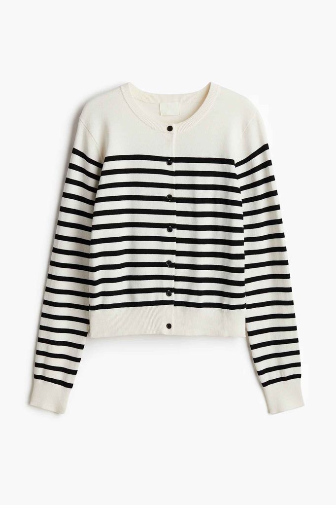 H&M Striped Cardigan