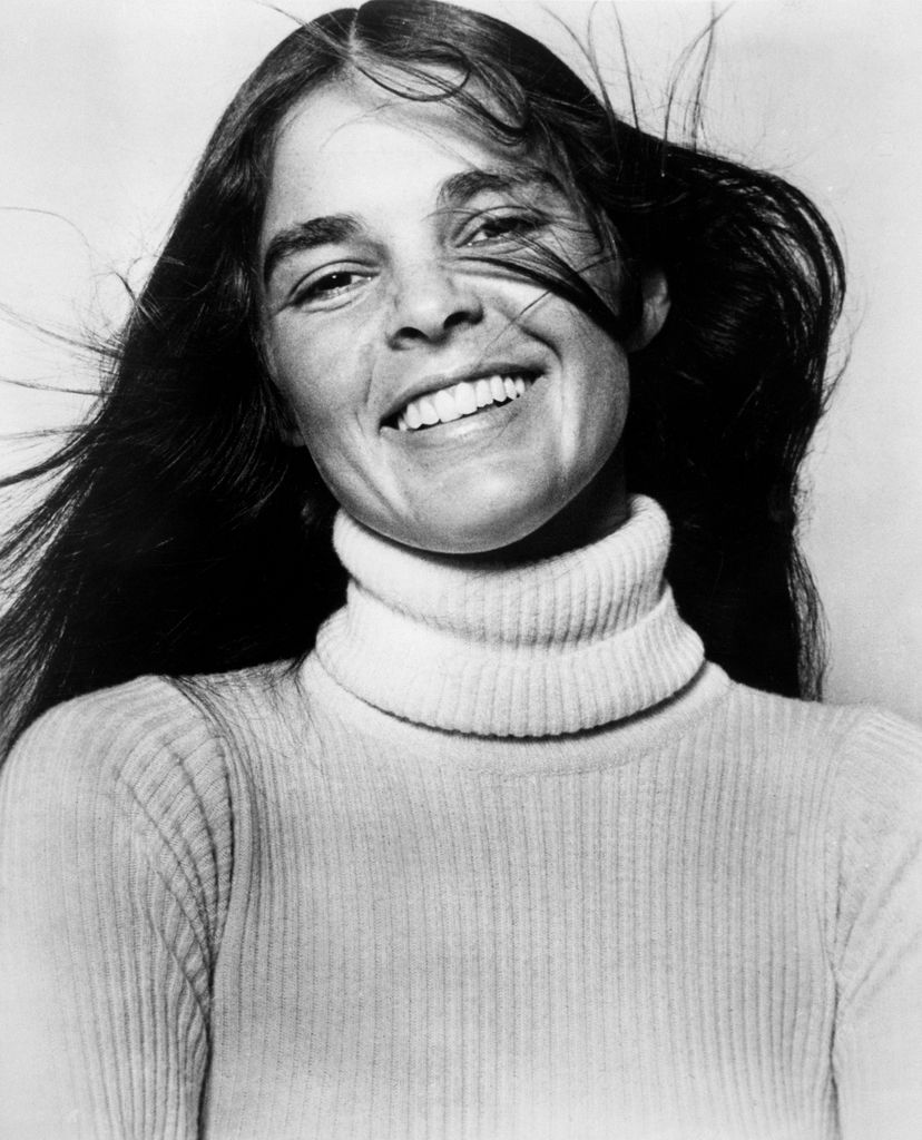 Close-up of Ali MacGraw, actress in the movie, Love Story. Filed January 10, 1971