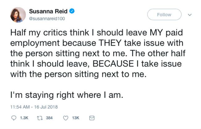 susanna reid told to leave job