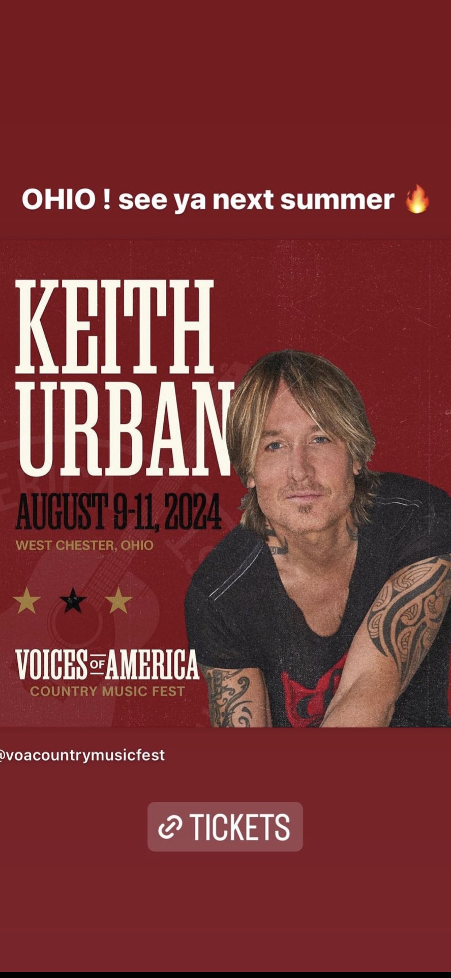 Keith Urban shared some exciting news with his fans