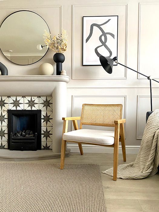 Cult Furniture star tiles fireplace