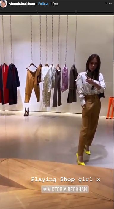 Victoria Beckham's yellow high heels are much more wearable than you ...