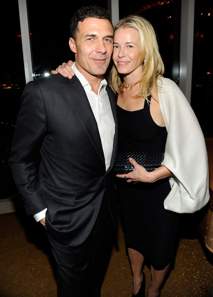 Andre Balazs and Chelsea Handler celebrate the launch of "Lies That Chelsea Handler Told Me" at the Boom Boom Room on May 7, 2011 in New York City