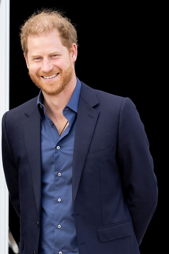 Prince Harry smiling