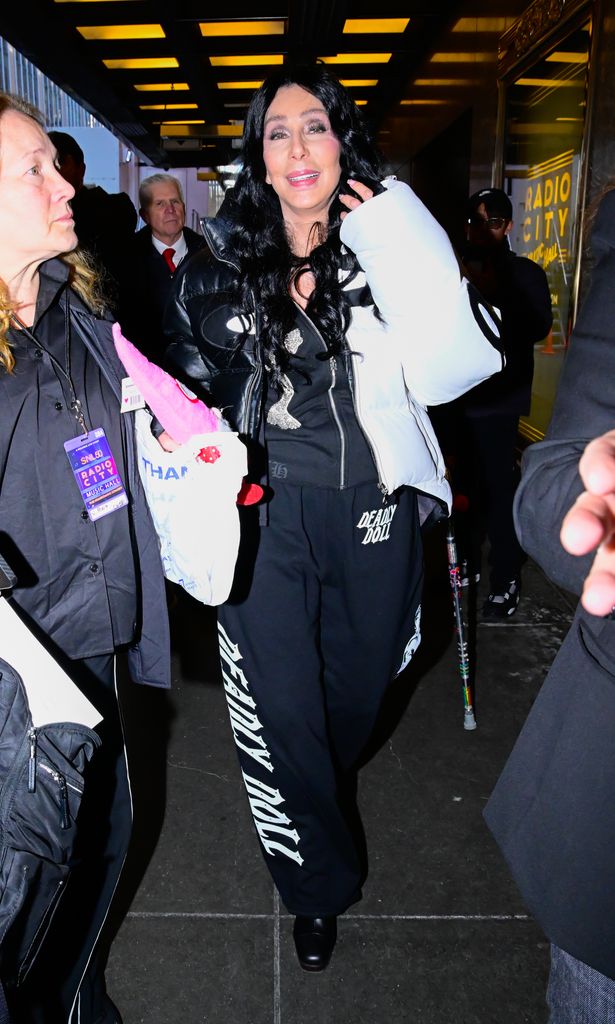 cher walking in nyc