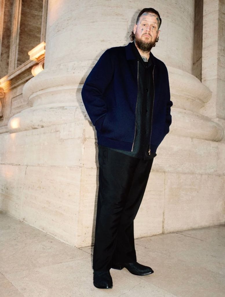 Jelly Roll vatican city louis vuitton outfit