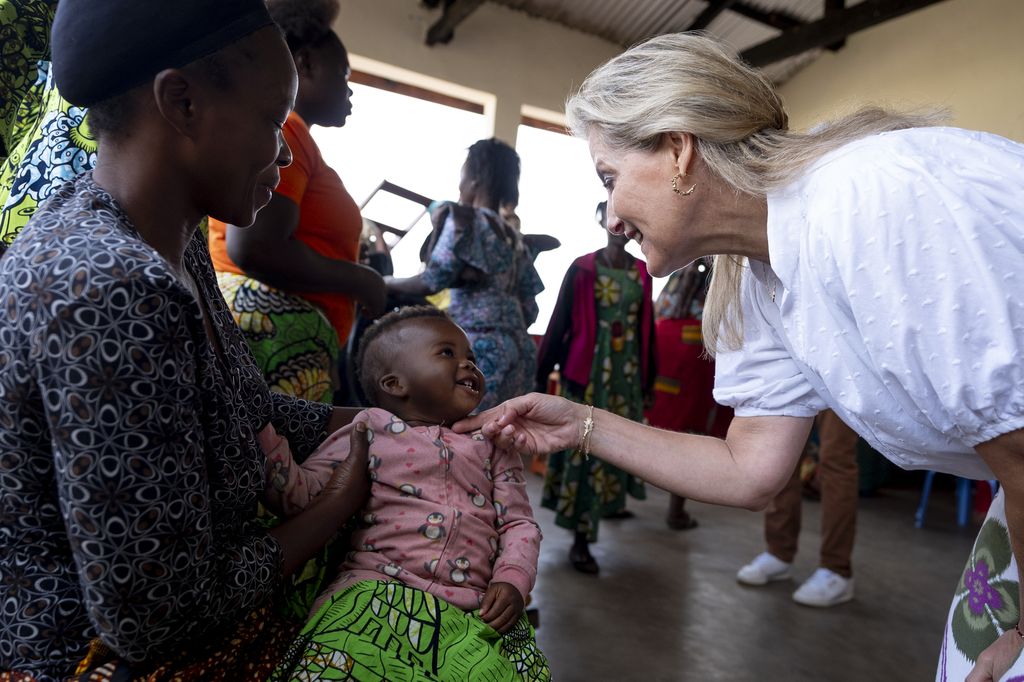 Duchess Sophie of Edinburgh during visit to Democratic Republic of Congo