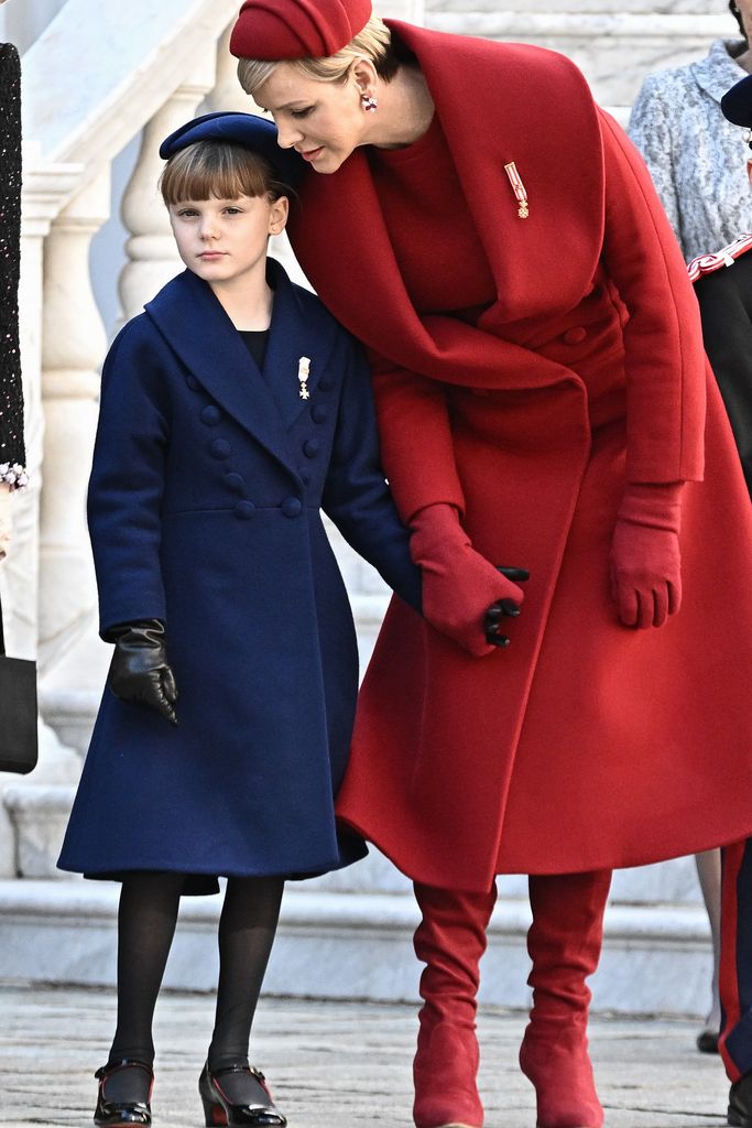 The young royal wore Louboutin shoes