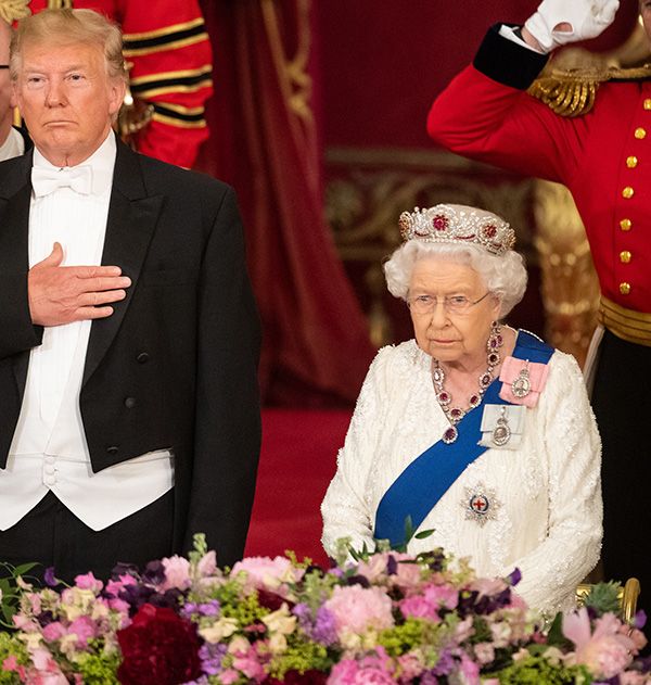 the queen and trump