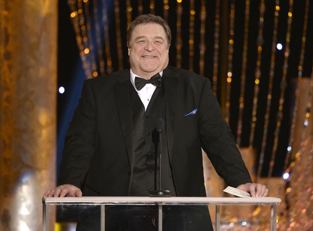LOS ANGELES, CA - JANUARY 18:  Actor John Goodman speaks onstage during the 20th Annual Screen Actors Guild Awards at The Shrine Auditorium on January 18, 2014 in Los Angeles, California.  (Photo by Kevork Djansezian/Getty Images)
