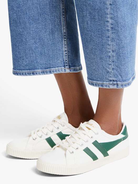 Kate Middleton's Marks and Spencer Ribbon Trainers in White and Green