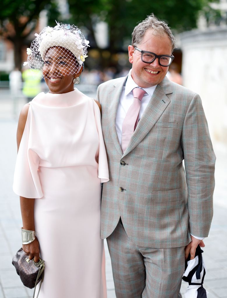angellica bell and alan carr at mel b wedding