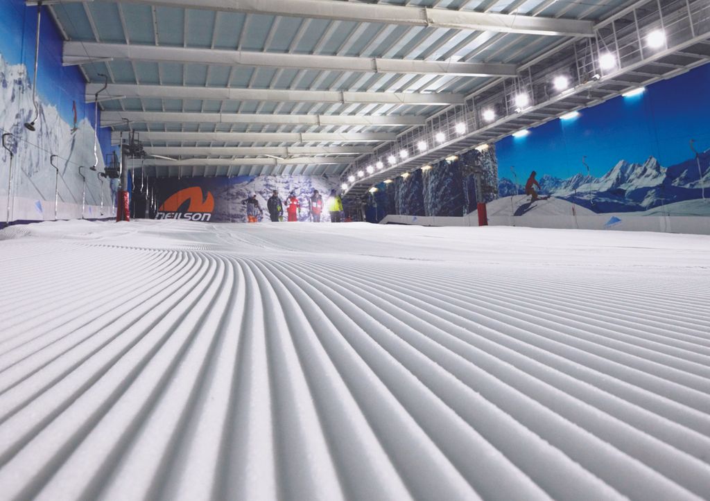 Indoor skiing at The Snow Centre