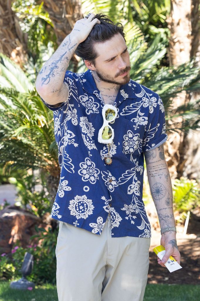 Brooklyn Beckham at Coachella weekend in Palm Springs