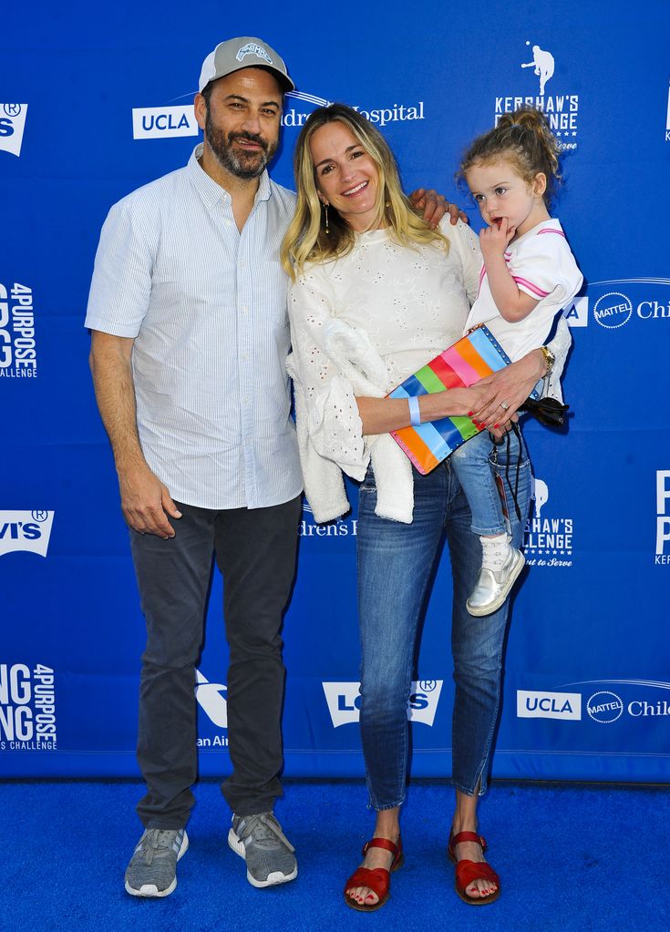 jimmy kimmel molly mcnearney and daughter jane