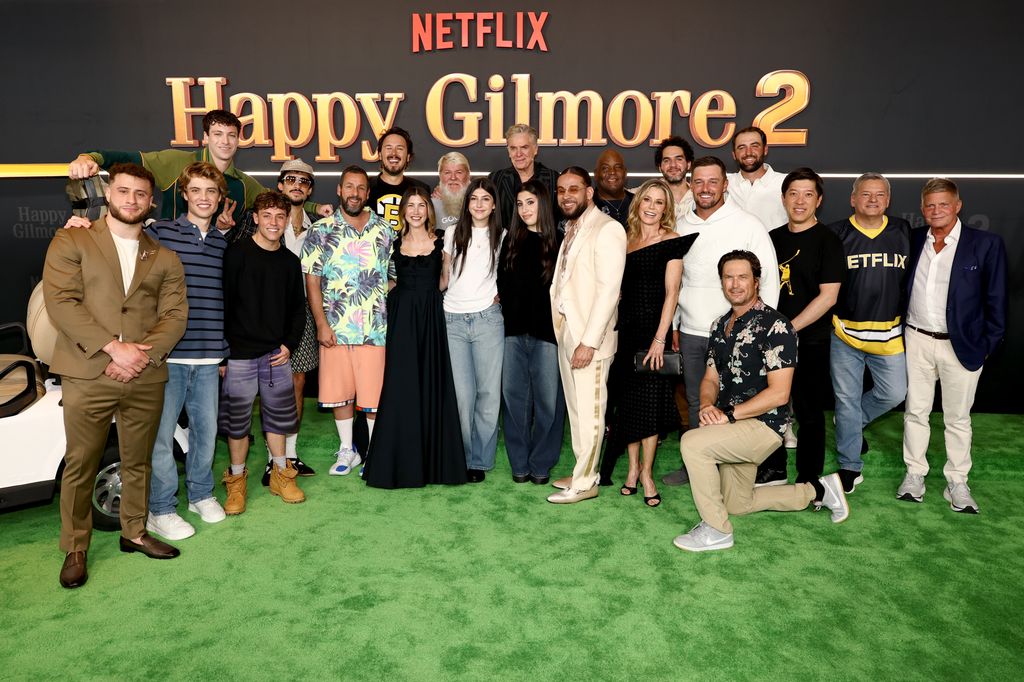 The Happy Gilmore 2 cast at the world premiere