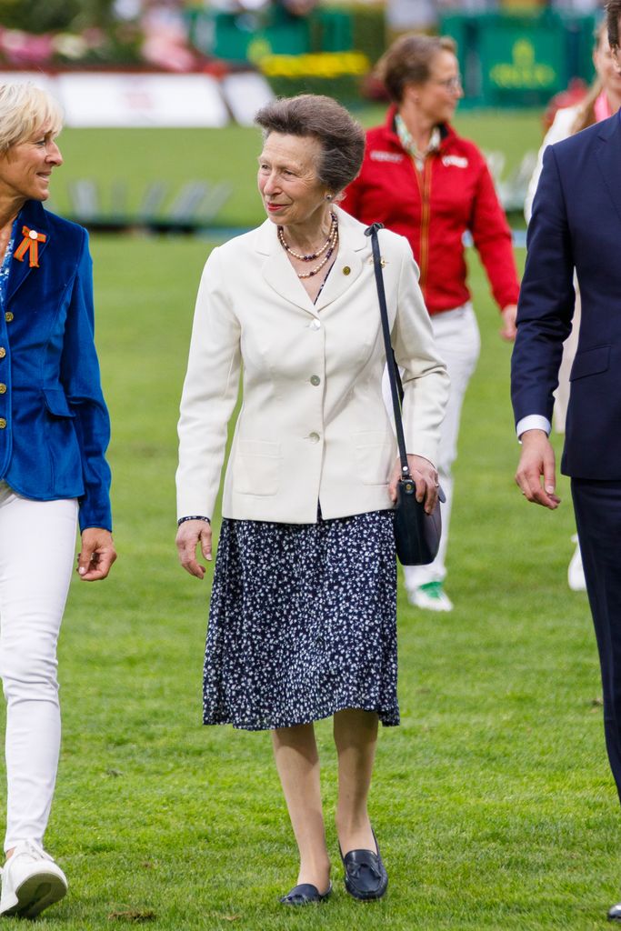 Princess Anne, Princess Royal  attends the CHIO Media Night 2023 on June 27, 2023 in Aachen, Germany.