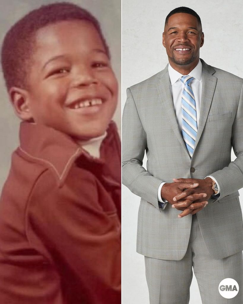 Michael Strahan as a child