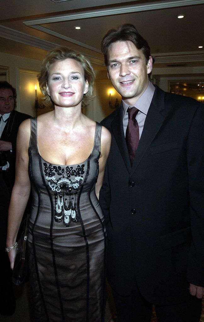 Dougray Scott with his ex-wife Sarah Trevis in 2003