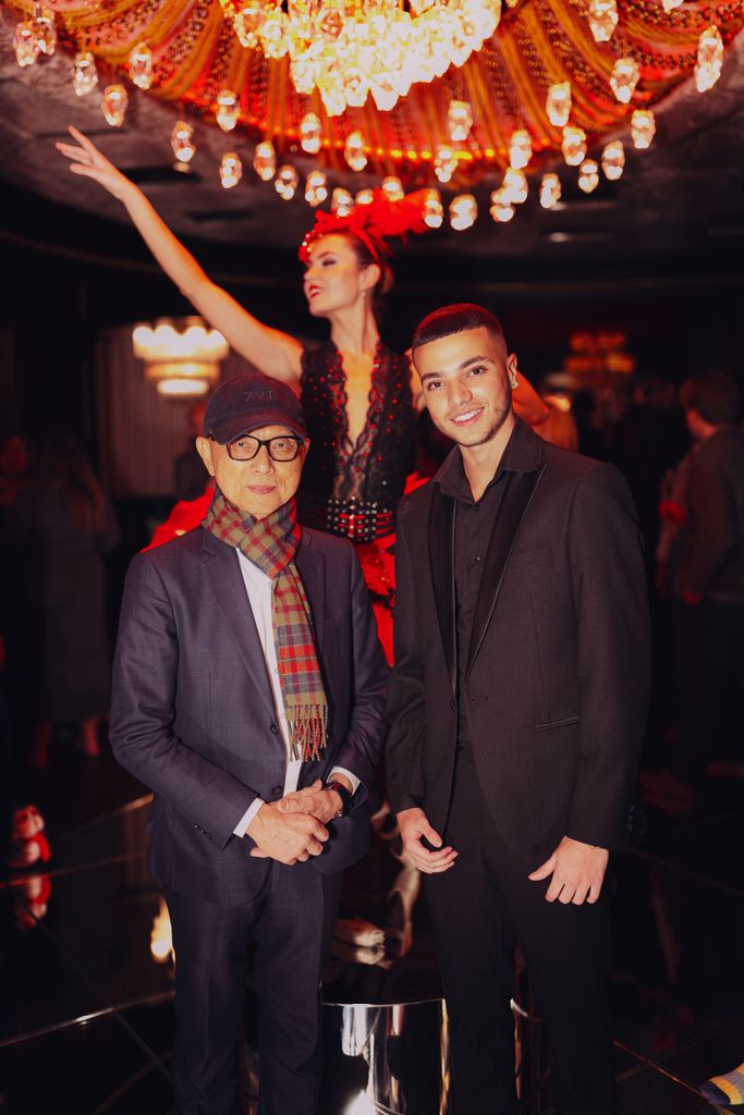 Jimmy Choo with Junior Andre