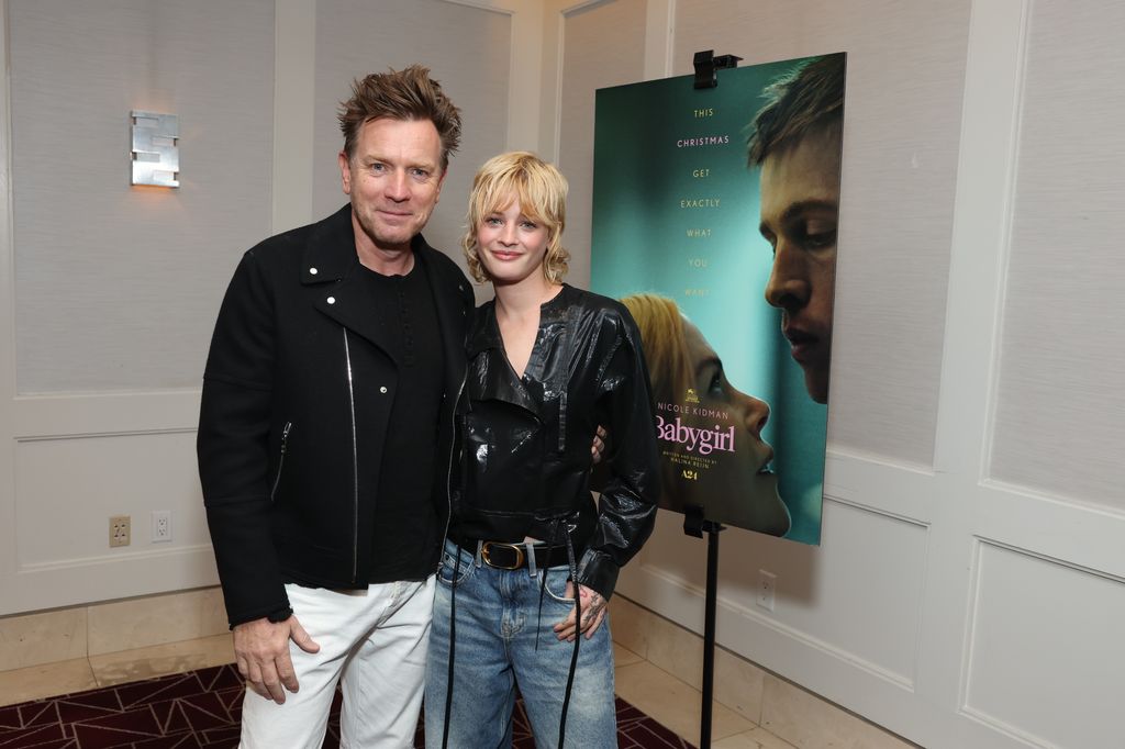 Ewan supported Esther at a Babygirl screening