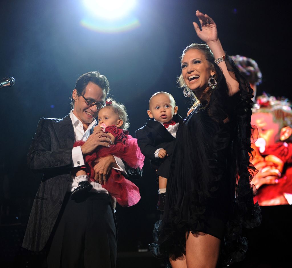 Jennifer Lopez and Marc Anthony share twins Emme and Max