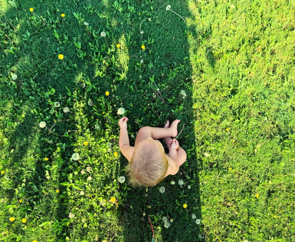 Photo shared by Wyatt Russell's wife Meredith Hagner on Instagram June 2025 of the couple's youngest son Boone