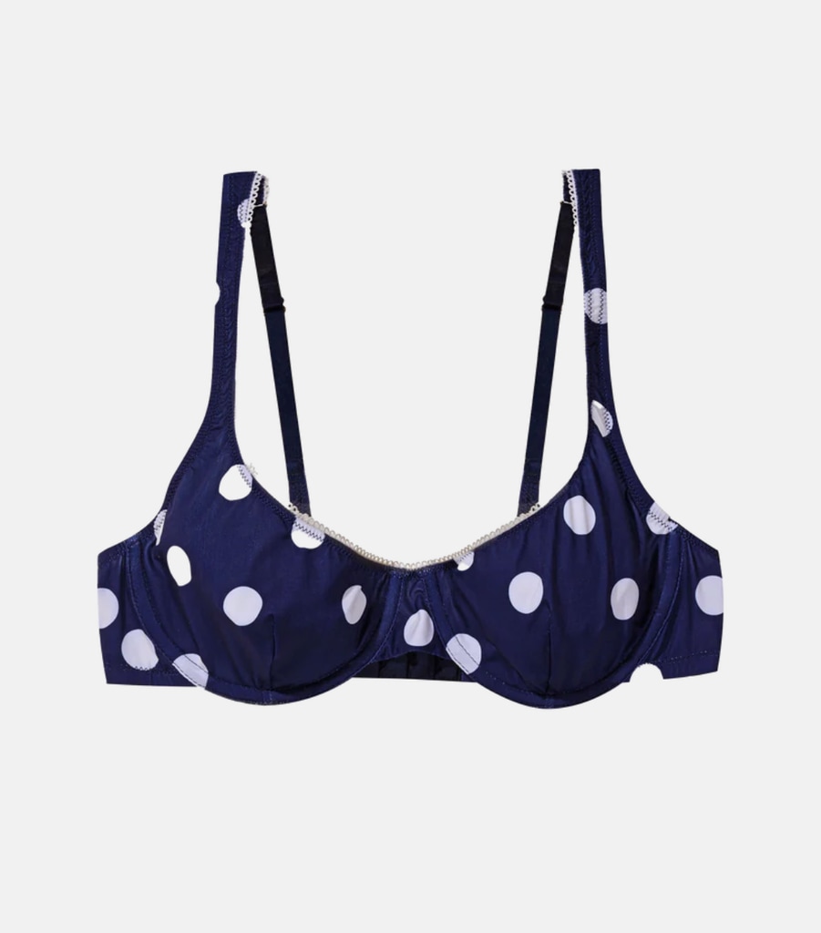 polka dot bra
