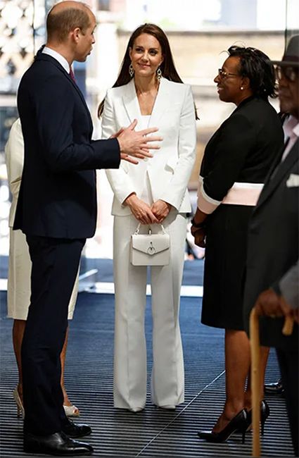 Kate Middleton white suit