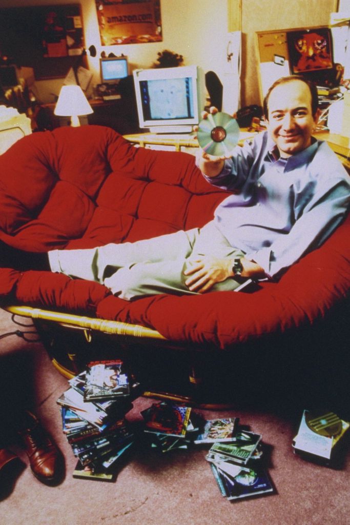 Jeff Bezos showed off his modest 90s office workspace 