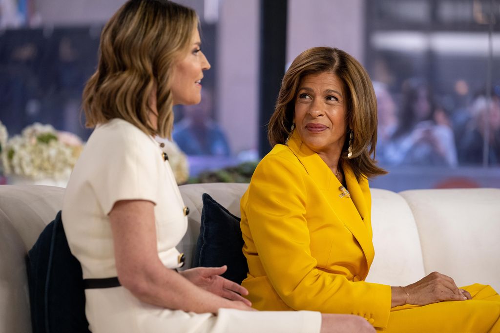 Hoda Kotb and Savannah Guthrie on Today