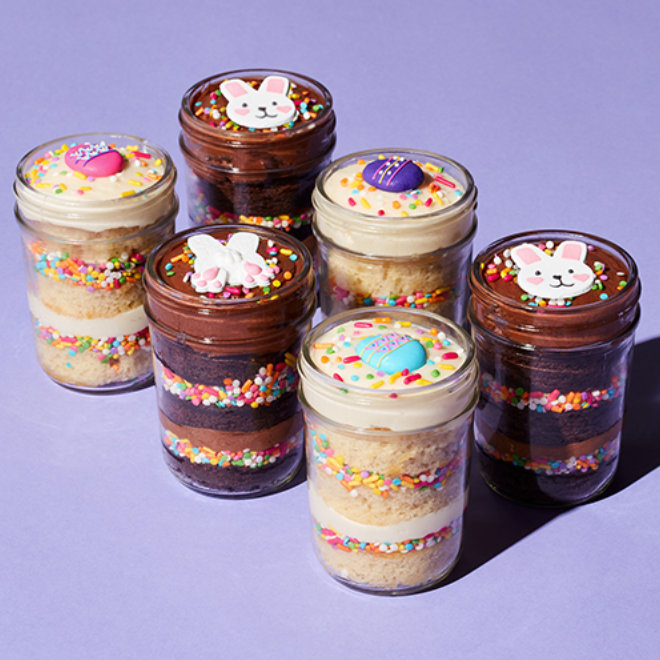 Wicked Good cupcake jars for Easter