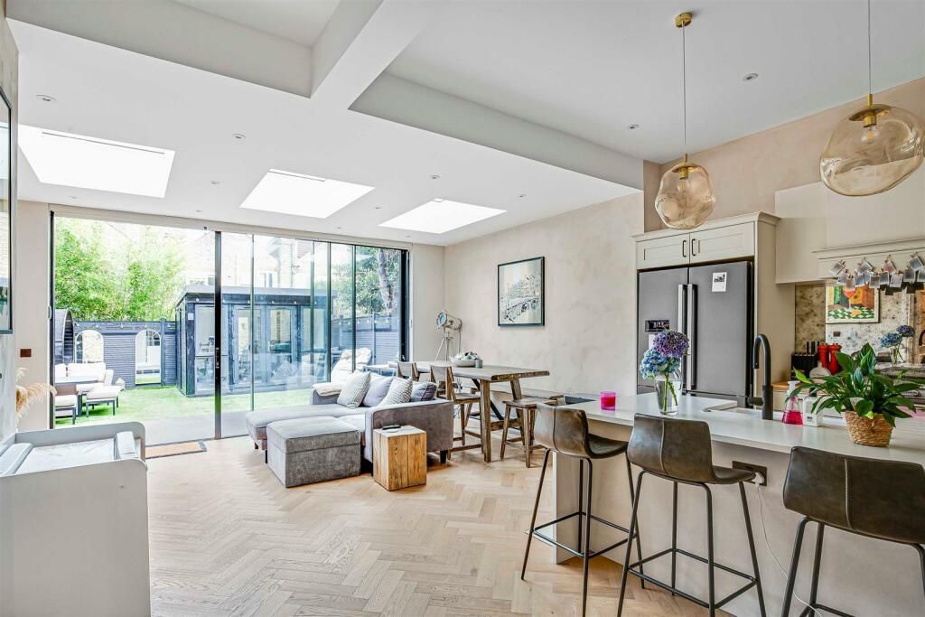 open-plan dining room