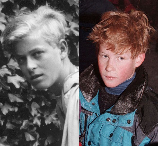 prince philip prince harry young